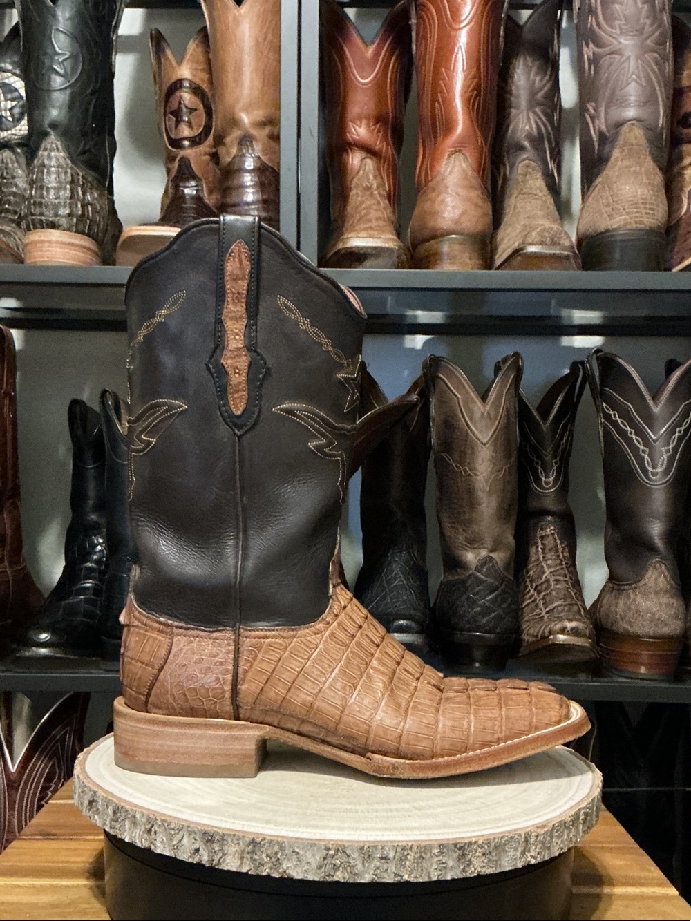 Black Jack | Caiman Tail Exotic Boots | 9D